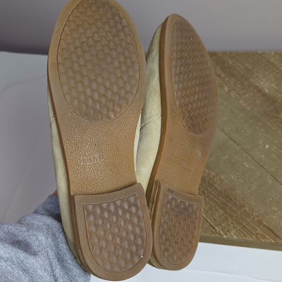 Hush puppies Chardon slip on suede shoes Chino Tan suede - Picture 9 of 9